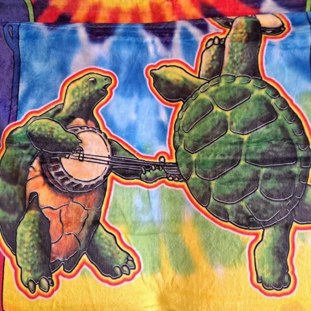 Terrapin Grateful Dead Beach Bath Pool Gift Towel Cotton Turtles Skull Sun New - Picture 3 of 5
